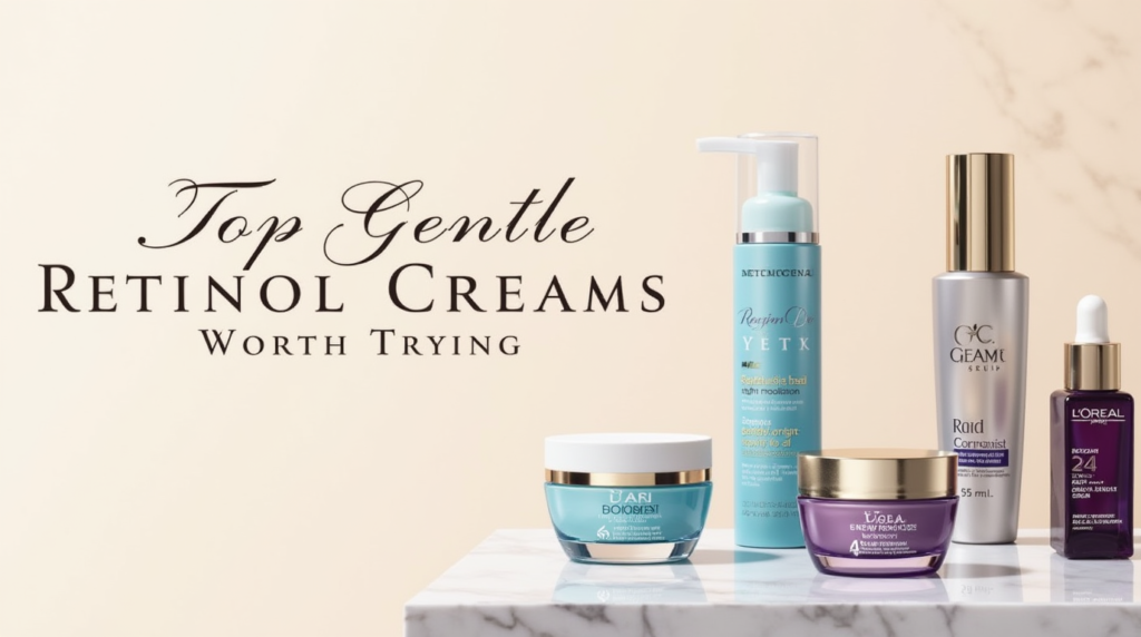 Gentle retinol cream